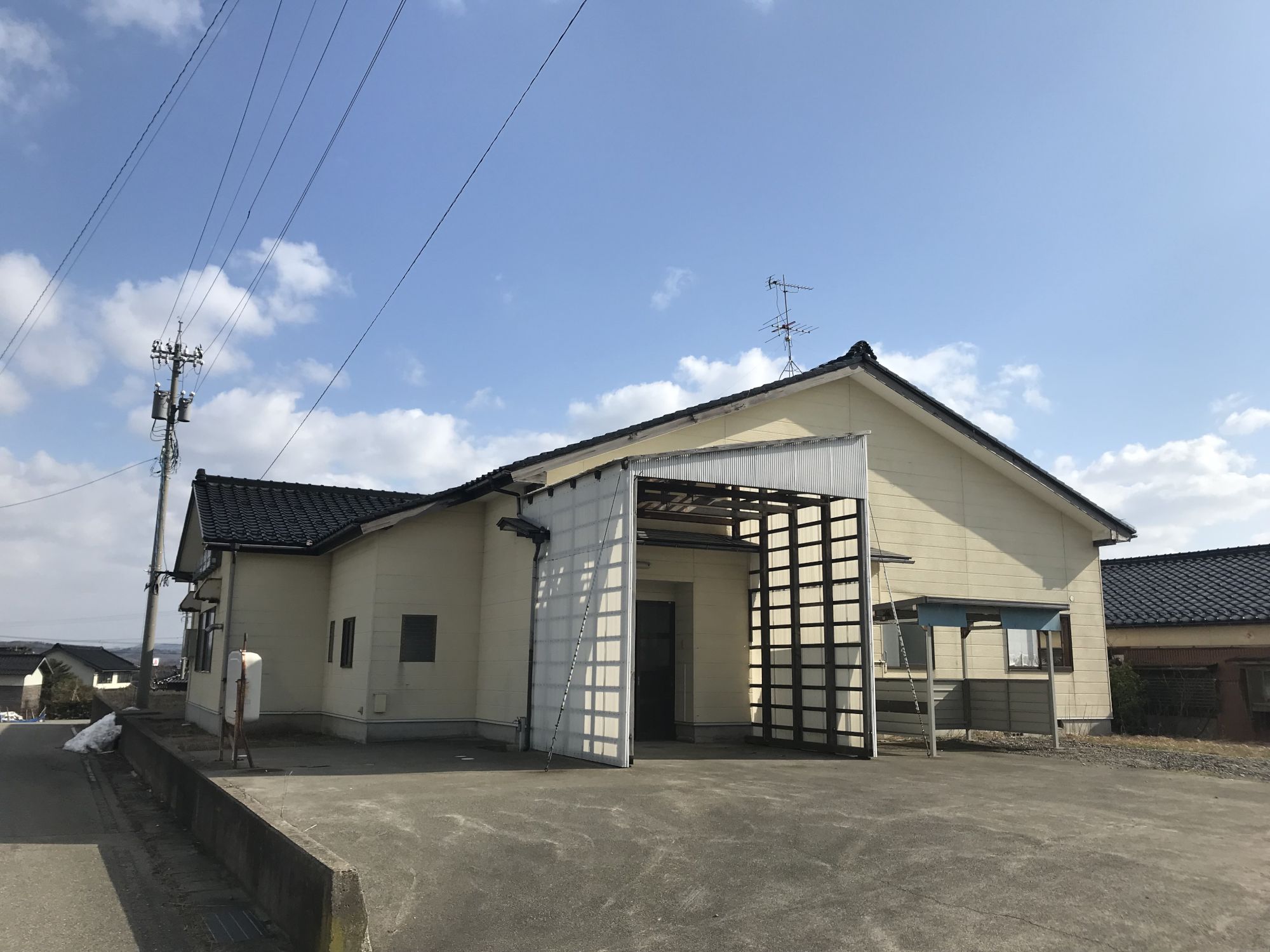 石川県かほく市内日角