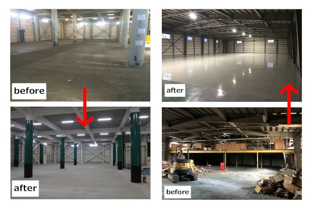 倉庫・工場の床や構造の修繕のチェックポイント